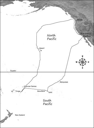 Route of 13000 milejourney of Impunity from Seattle through the South - photo 1