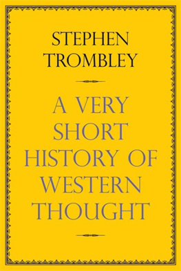 Trombley - A Short History of Western Thought