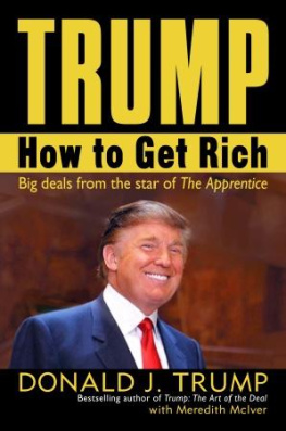 Trump Donald - Trump: how to get rich