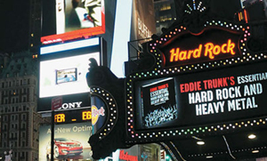 The marquee of the Hard Rock Cafe in Times Square on the night of Eddies book - photo 11