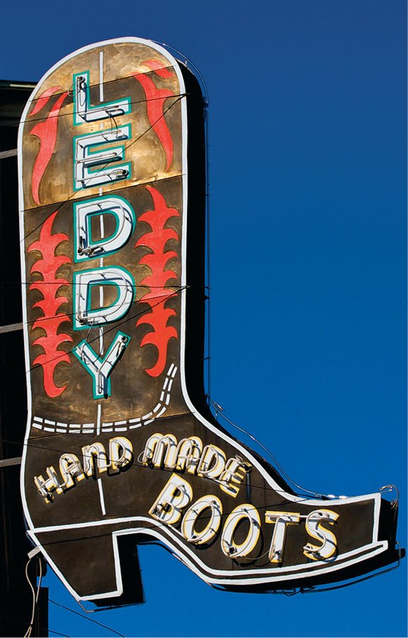 Get your cowboy duds at M L Leddys boot shop in Fort Worth which sells - photo 17
