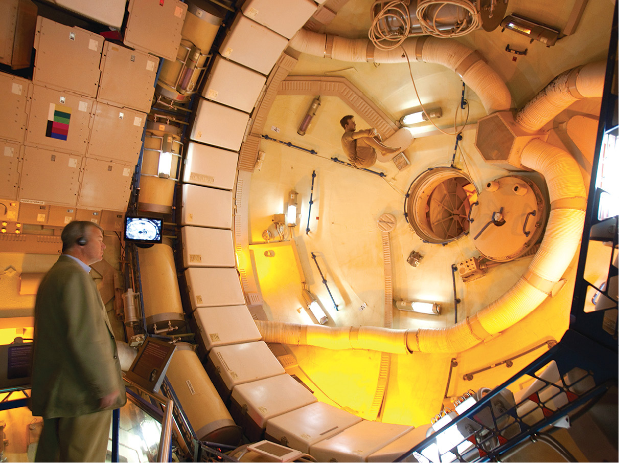 A look at life inside the International Space Station in the interactive Living - photo 20