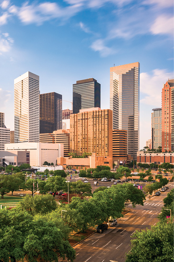 The states largest city Houston has a gleaming downtown skyline pillowed in - photo 21