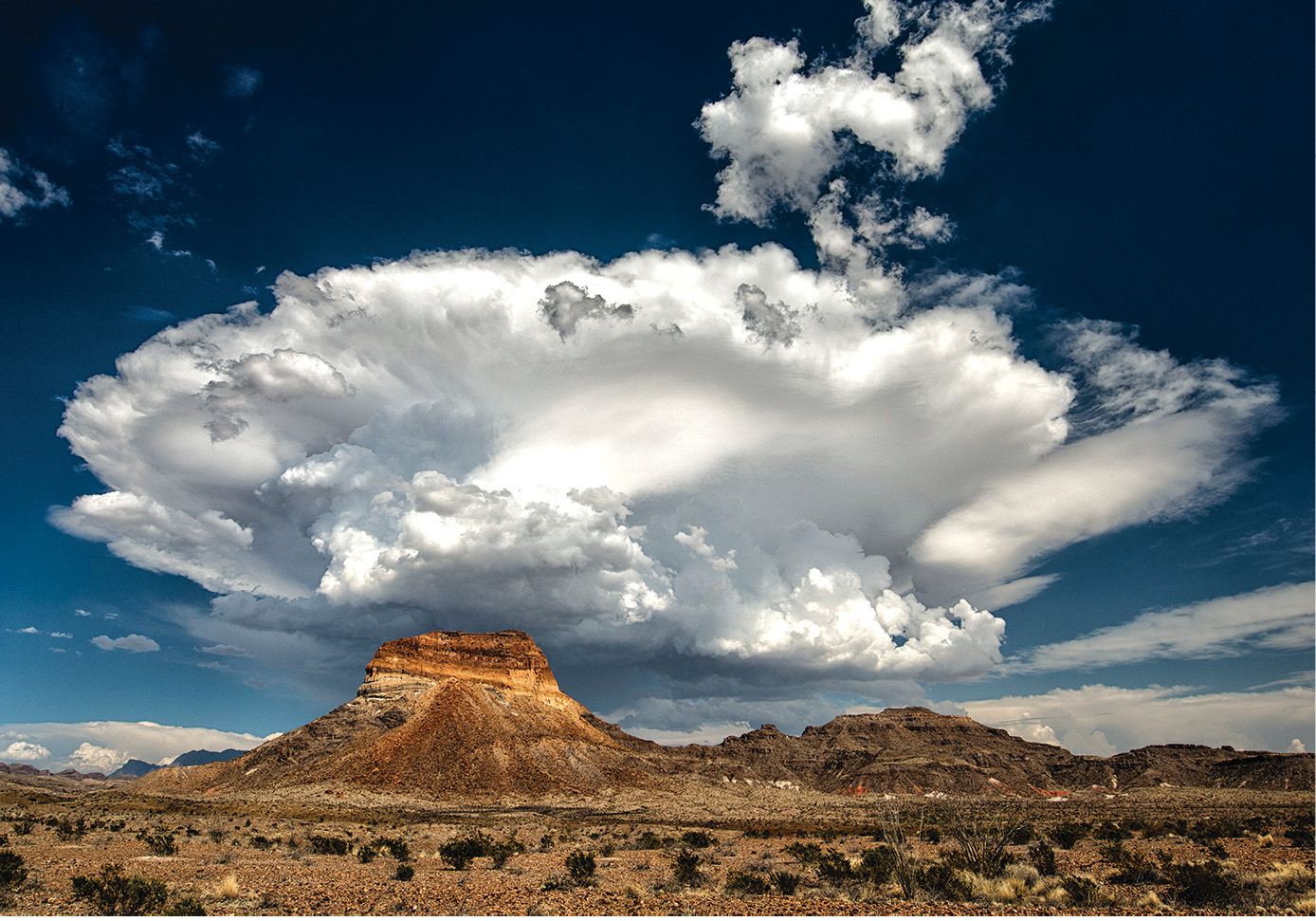 The diverse landscape of Big Bend National Park comprises sun-bleached desert - photo 7