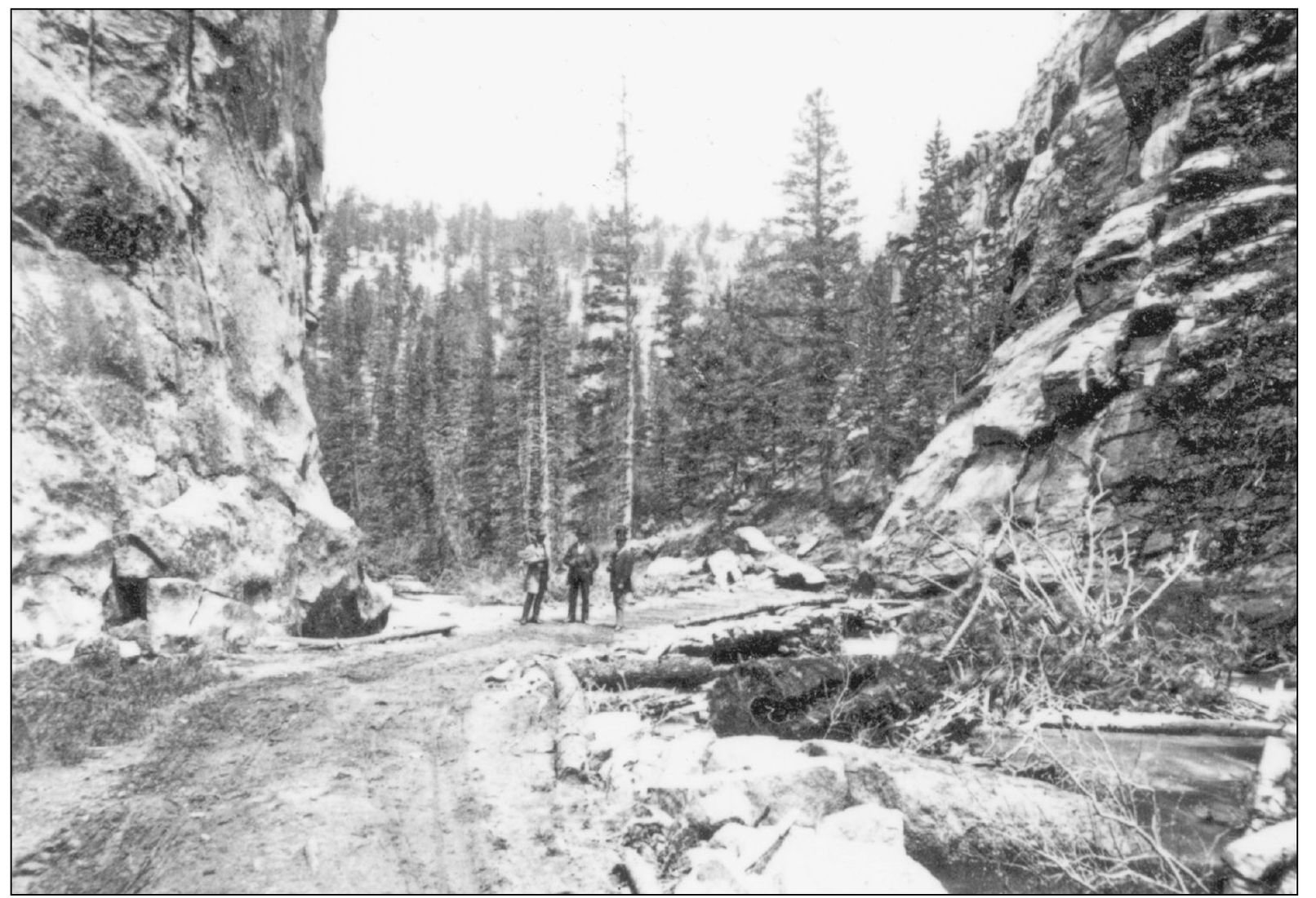 In 1872 Anthony Arnett Amos Widner and William Pound decided to build a road - photo 7