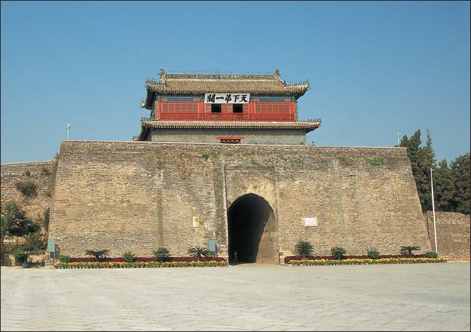 The Great Wall at Shanhaiguan is an impressive fortress complex built round the - photo 3