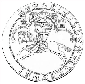 Mounted Teutonic Knight as depicted on the municipal seal of Kulm Chelmno c - photo 4