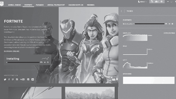 In the Epic Games launcher youve just opened there are tabs at the top that - photo 7