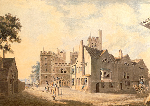 The Archbishops Palace Lambeth RA 1790 A4 watercolour 263 x 378 - photo 5