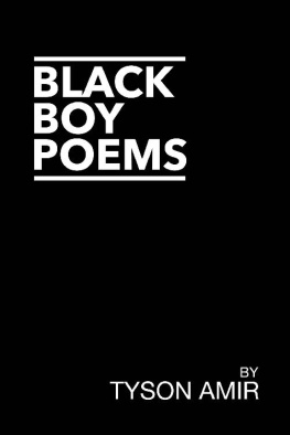 Tyson Amir - Black boy poems: an account of black survival in America