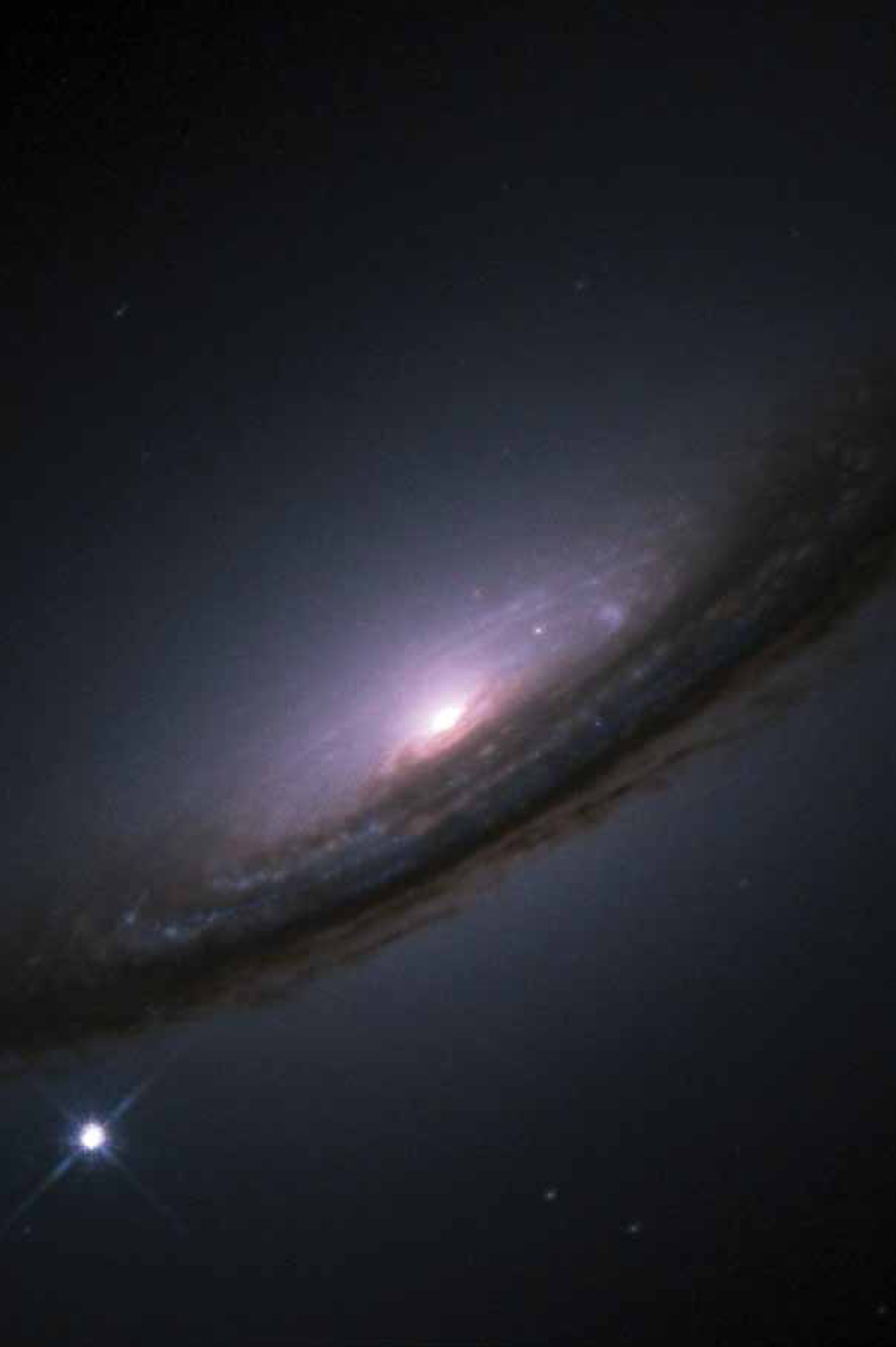 Bright exploding stars like the one here shining below the disk galaxy helped - photo 2