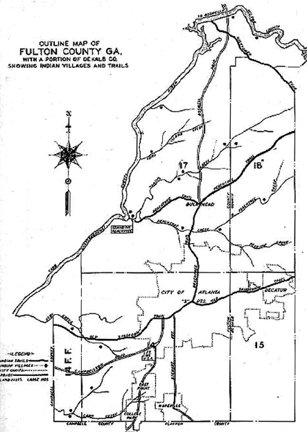 Roads and Native American trails circa 1815 with late nineteenth-century - photo 2