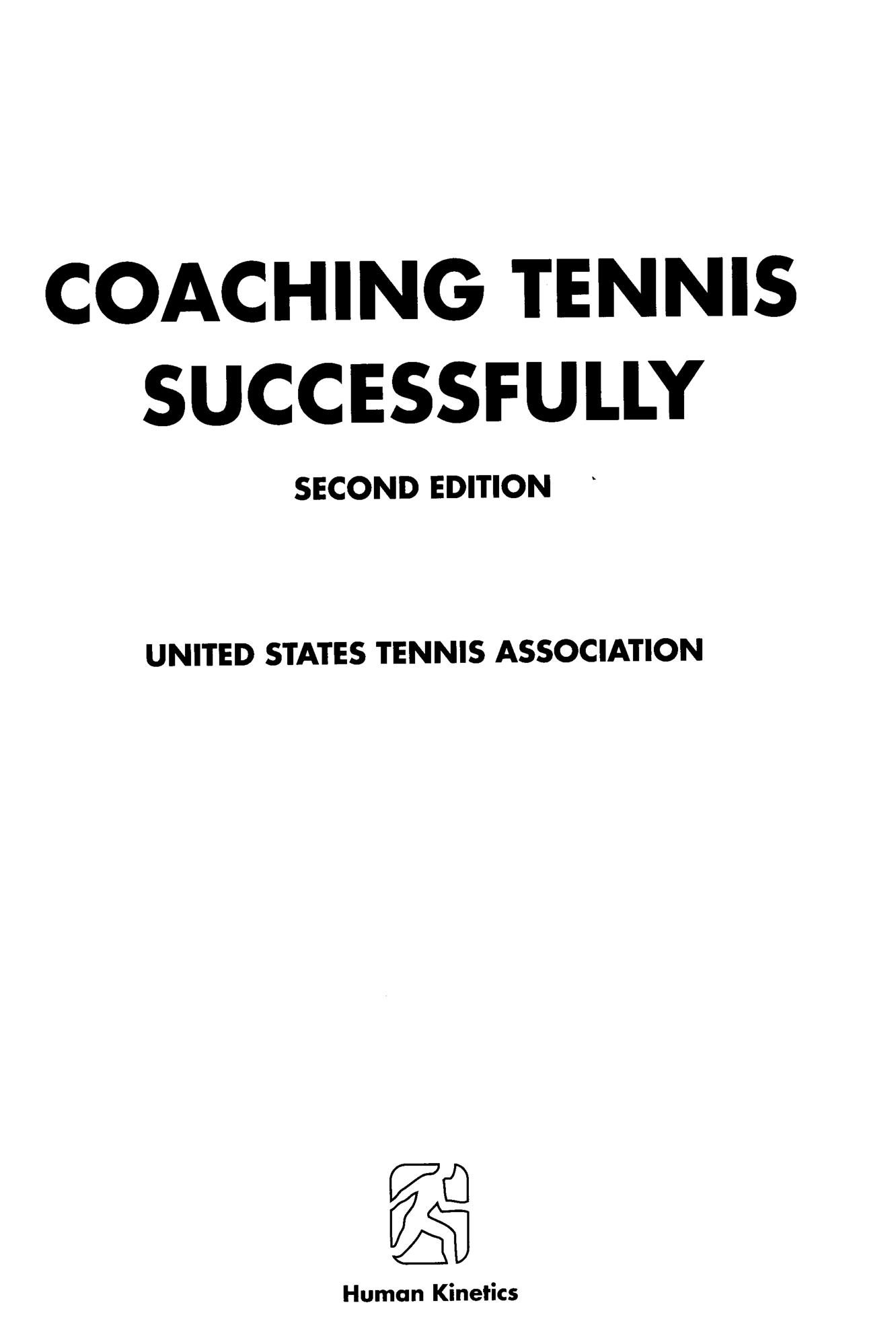 Library of Congress Cataloging-in-Publication Data Coaching tennis - photo 1