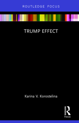 Karina V. Korostelina - Trump Effect