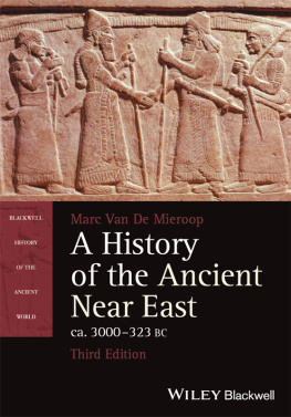 Van De Mieroop A History of the Ancient Near East, ca. 3000-323 BC