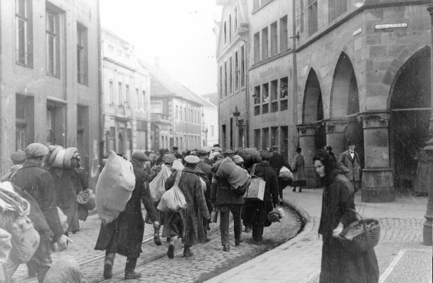 Walking through the streets of Mnster on the way to one of the three camps that - photo 18