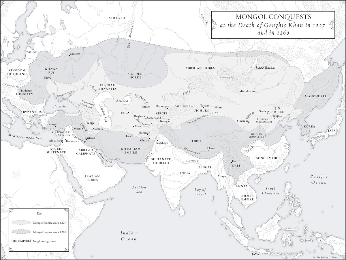 Visit bitly2cpglbO for a larger version of this map PREFACE Genghis Khan - photo 5