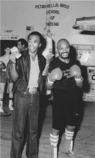 c Angie Carlino Sugar Ray Leonard left and Marvelous Marvin Hagler in - photo 3