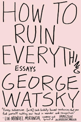 Watsky - How to Ruin Everything: Essays