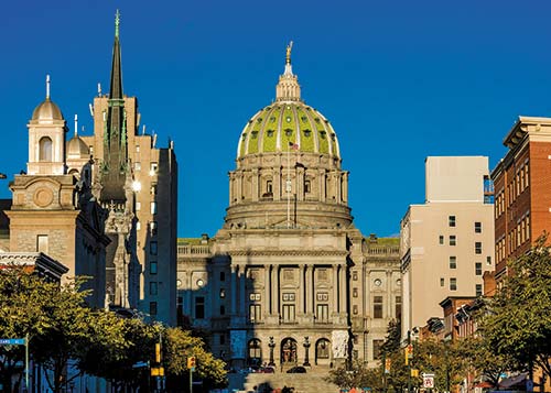 Pennsylvania State Capitol in Harrisburg Roberto Clemente Bridge in - photo 10