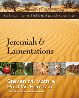 Voth Steven M - Jeremiah and Lamentations