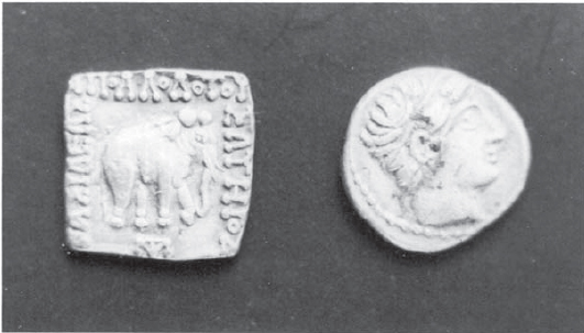 The head of Apollo as was common on coins of Philip II of Macedon father of - photo 6