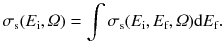 11 The total scattering probability for neutrons of energy E i is as - photo 1