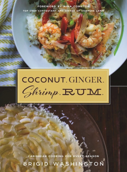 Washington Coconut ginger shrimp rum: 80 seasonal, farm-fresh recipes with a caribbean flavor