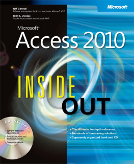 Viescas John - Microsoft Access 2010 Inside Out