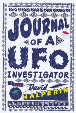 David Halperin Journal of a UFO Investigator