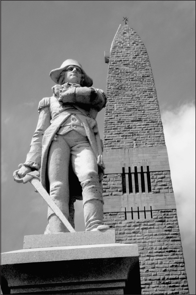 Statue of Seth Warner cousin of Ethan Allen Bennington Vermont Montreal - photo 17