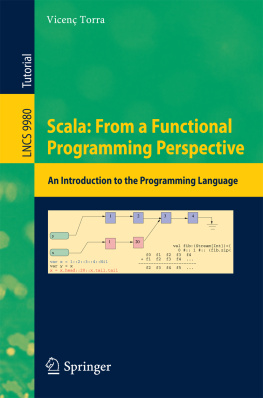 Vicenç Torra - Scala From a Functional Programming Perspective - an Introduction to the Programming Language