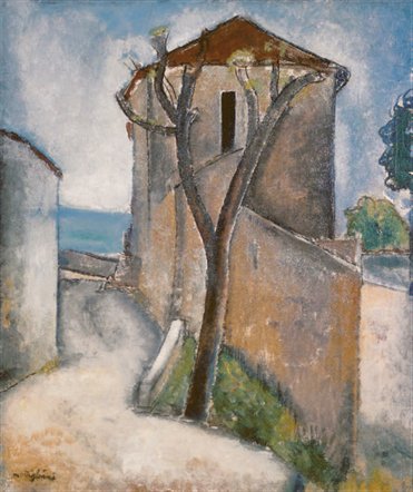 Tree and Houses 1919 Oil on canvas 57 x 45 cm Private collection - photo 5