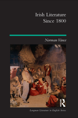 Vance Irish Literature Since 1800