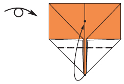 Turn the model over Fold the bottom up to the same point used in step 7 - photo 11