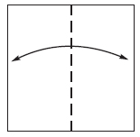 Begin with the minor color side facing up Fold in half side-to-side Unfold - photo 3