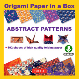 Vanda Battaglia - Abstract patterns: origami paper in a box