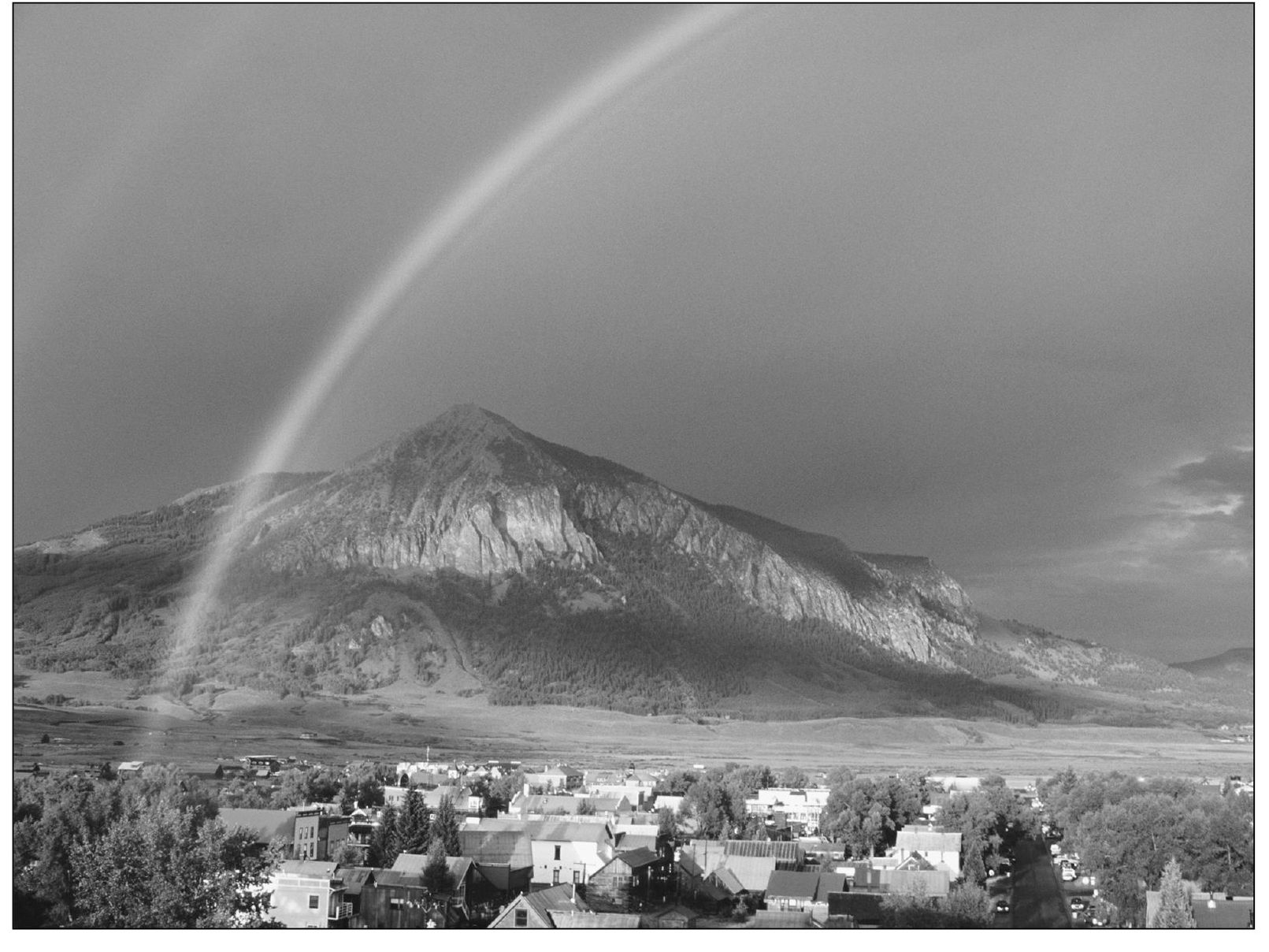 RAINBOWS END After a heavy rain a rainbow appears over Crested Butte with - photo 7