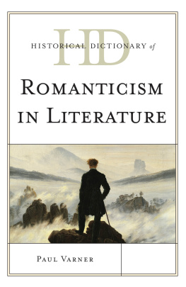 Varner - Historical Dictionary of Romanticism in Literature