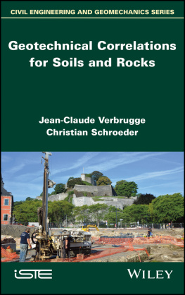 Verbrugge - Geotechnical Correlations for Soils and Rocks