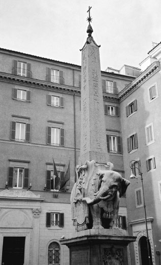 Gian Lorenzo Bernini and Ercole Ferrata Elephant Obelisk in Piazza della - photo 3