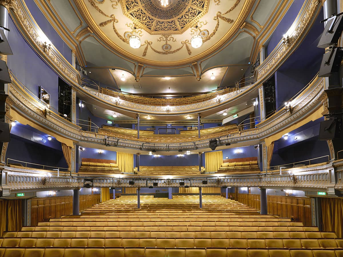 Auditorium from the stage Harold Pinter Theatre Foreword by Mark Rylance - photo 5