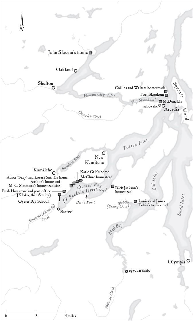 Map 1 Southern Puget Sound inlets and locales of importance to the narrative - photo 4