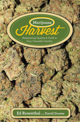 Downs David - Marijuana Harvest: How to Maximize Quality and Yield in Your Cannabis Garden