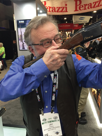 Editor Jay Cassell checks out the new Browning Citori CXS Crossover Sporting - photo 7