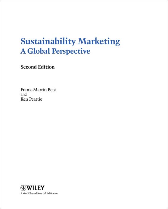 Sustainability Marketing A Global Perspective Second Edition Frank-Martin - photo 1