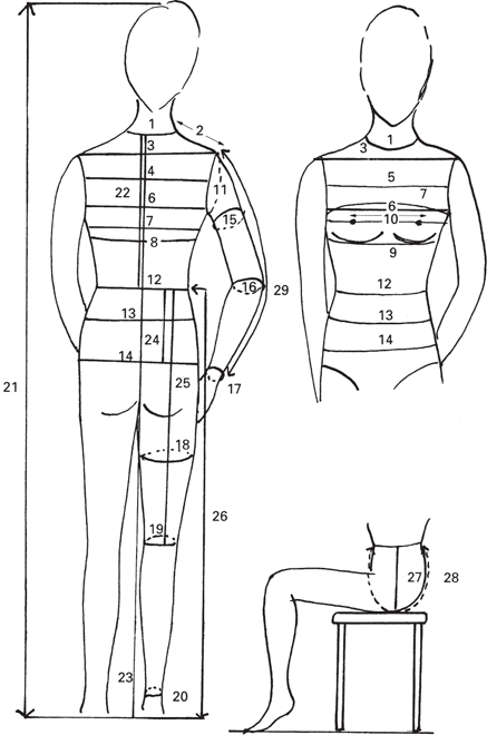 Neck girth Shoulder length Across shoulders Across back Across chest - photo 6