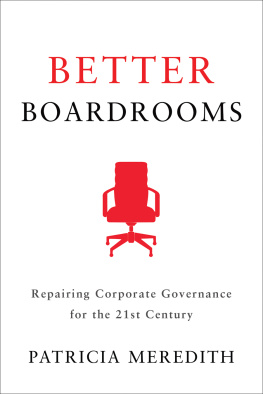 Patricia Meredith Better Boardrooms