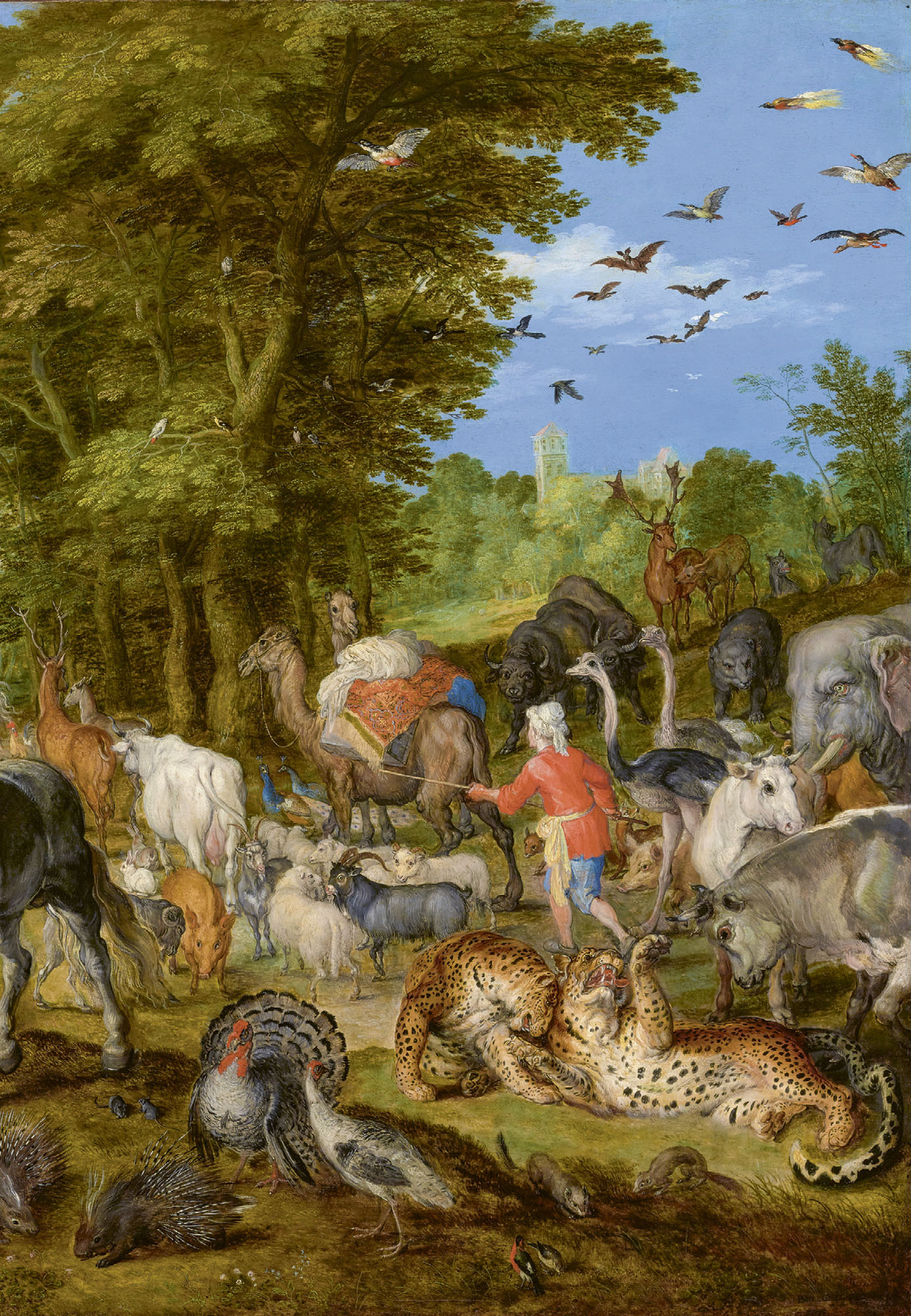 Detail from The Entry of the Animals into Noahs Ark by Jan Brueghel the Elder - photo 4