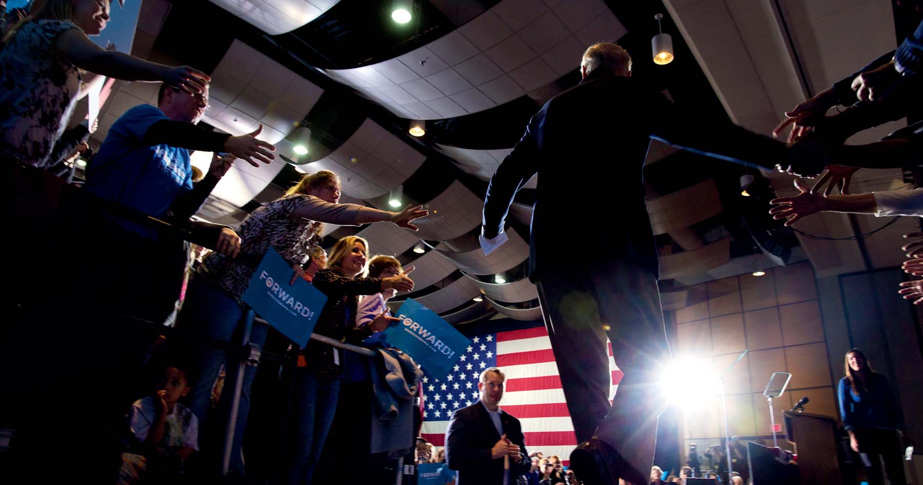 Taking the stage at an Obama for America rally in Superior Wisconsin November - photo 3